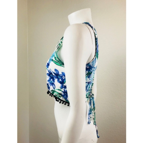 San Lorenzo Small Coverup Bikini Halter TopCropped - Picture 2 of 6